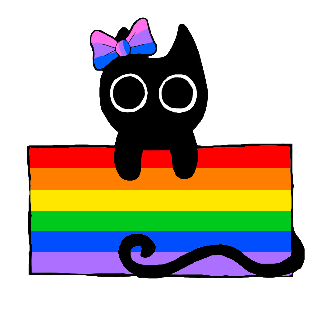 Skye the Cat Pride Sticker