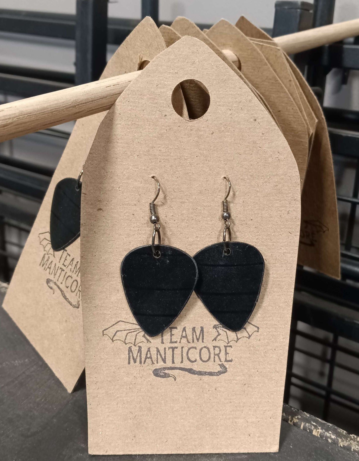 Vinyl Guitar Pick Jewelry