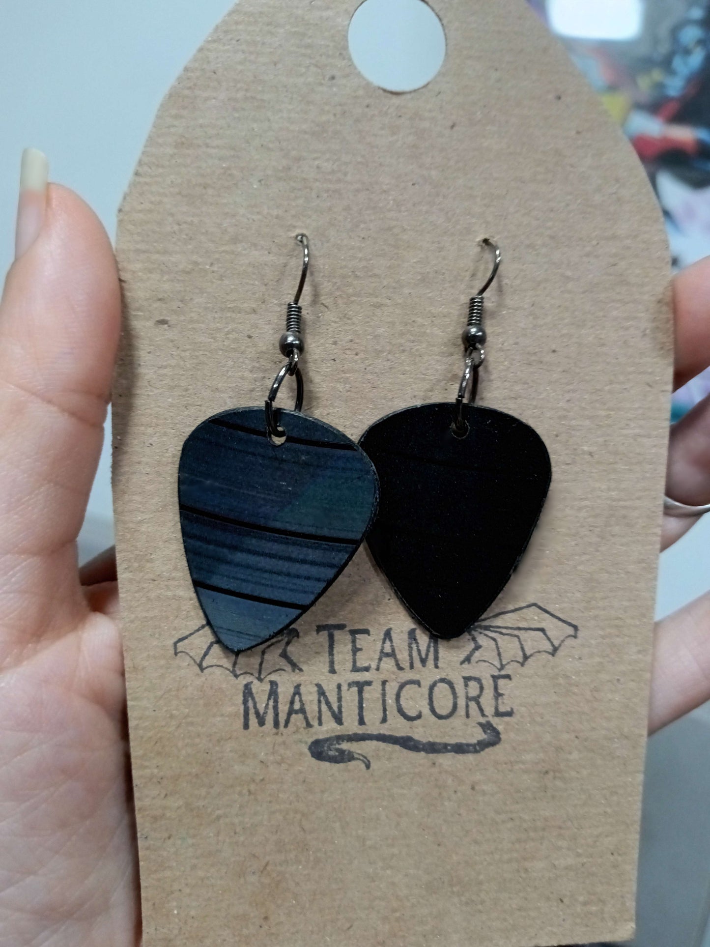 Vinyl Guitar Pick Jewelry