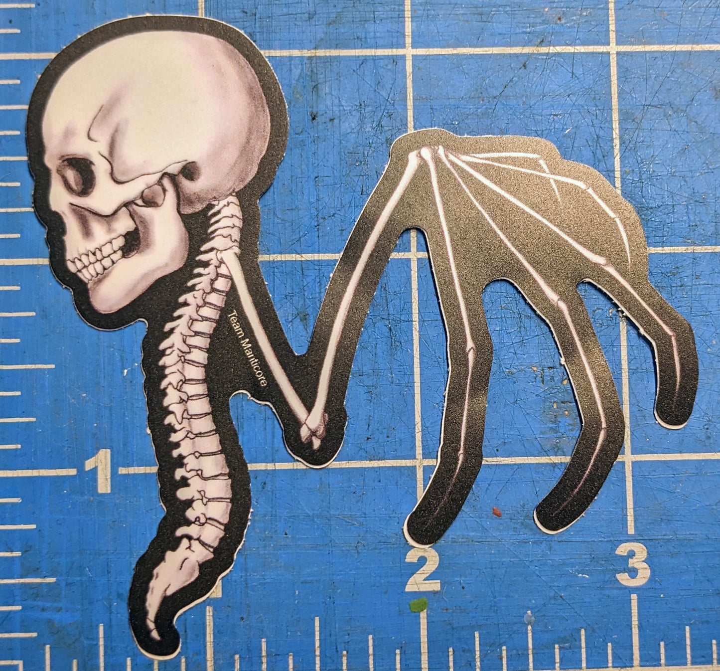Skull Wing Sticker