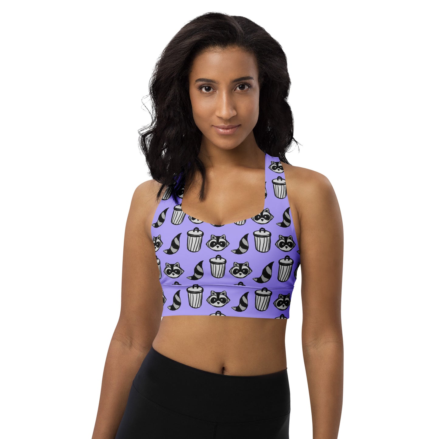 Raccoon sports bra