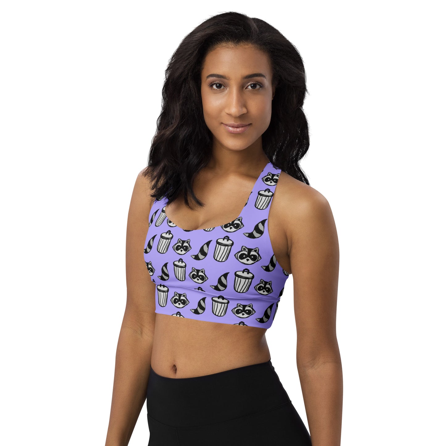 Raccoon sports bra