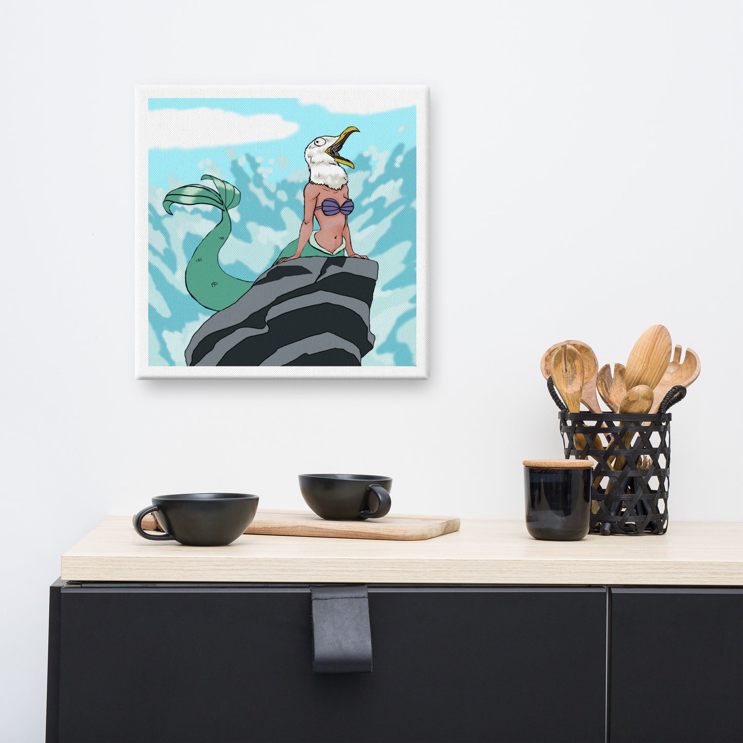 Little Gullmaid Canvas Print
