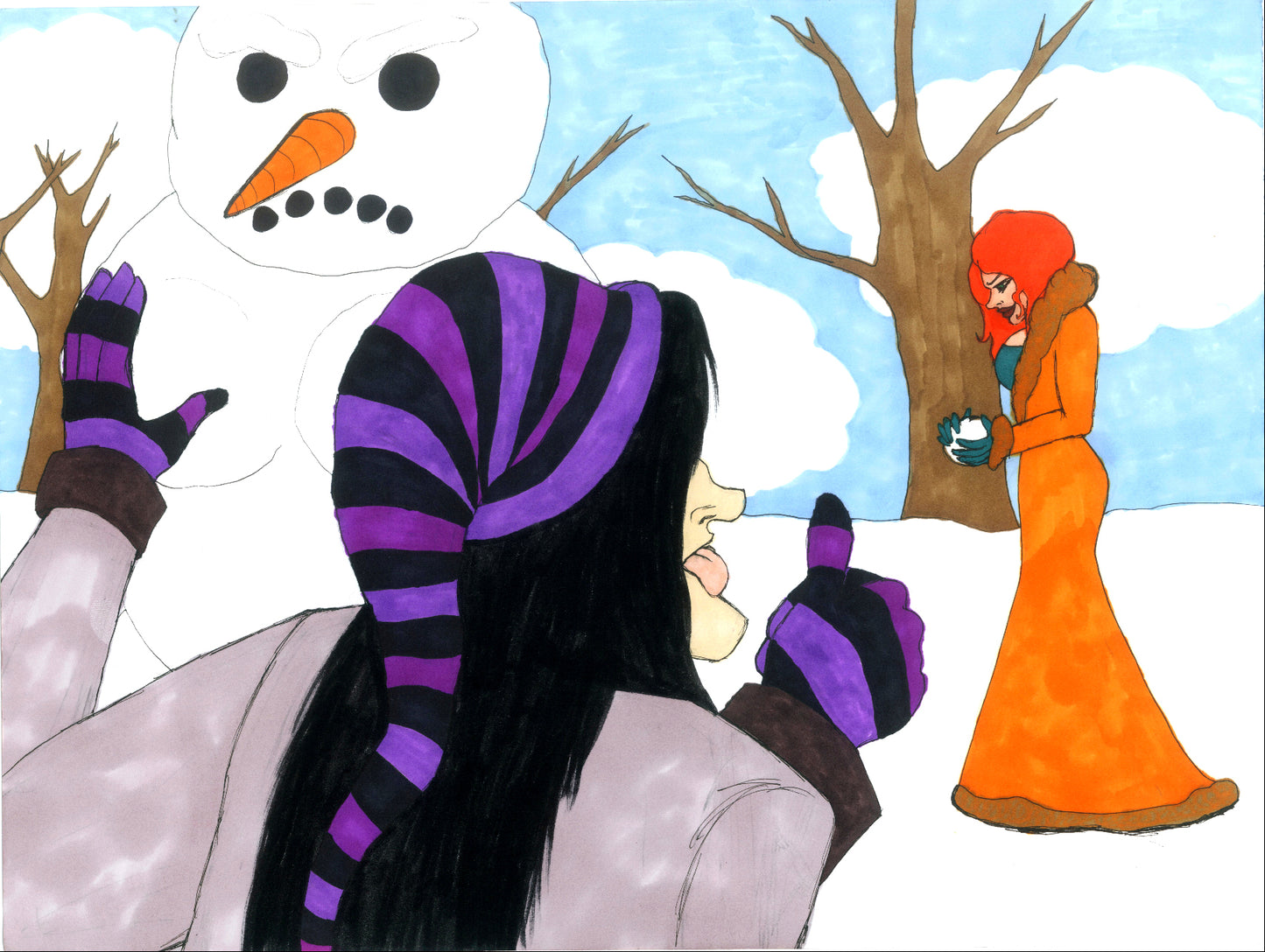 Winter Print, Print - Team Manticore