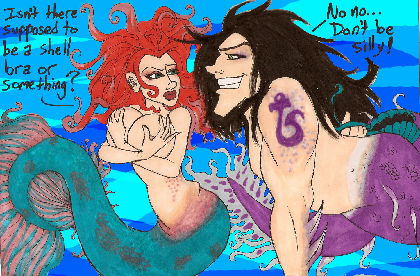 Merfolk Print, Print - Team Manticore