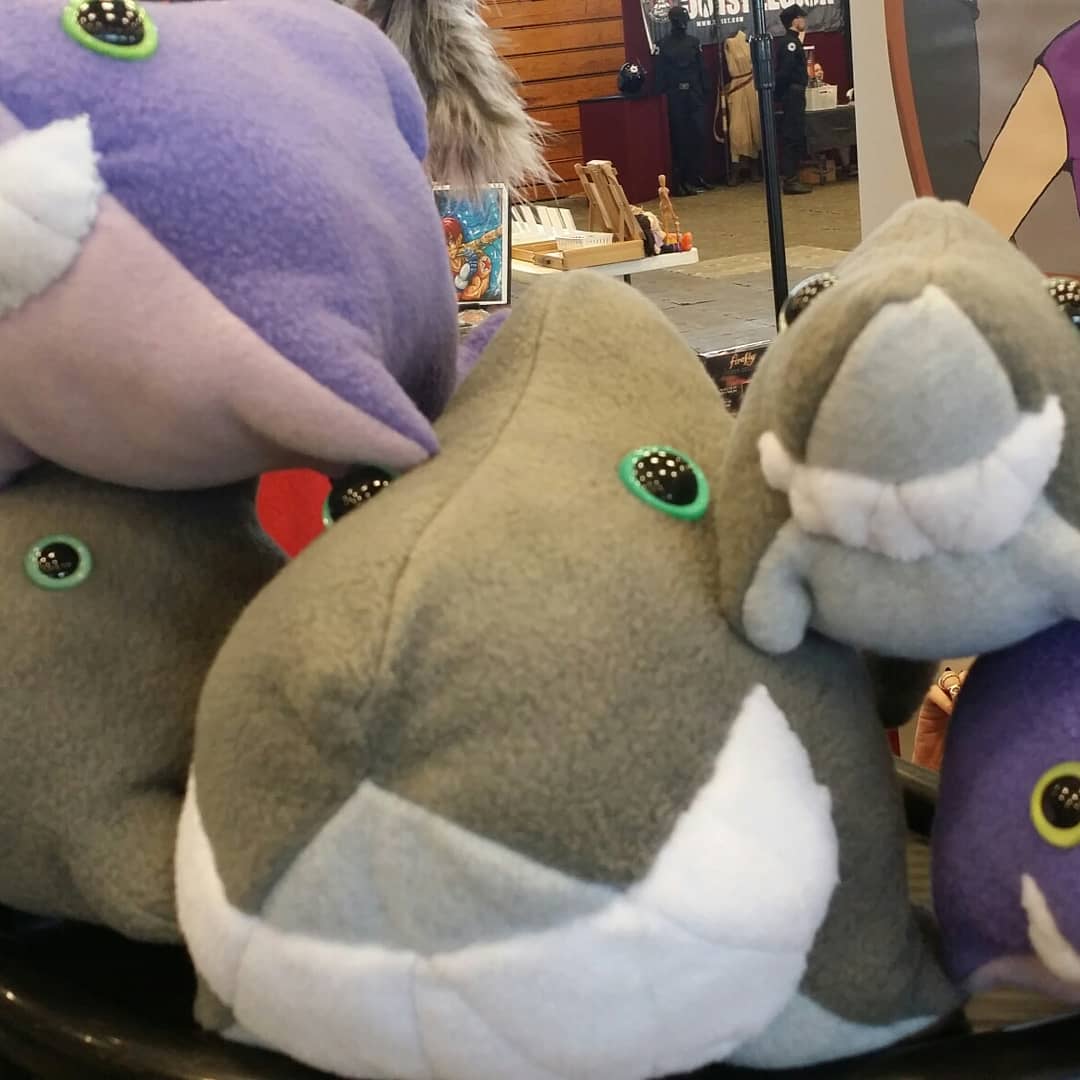 Frightdorable Shark (Purple), Plushies - Team Manticore