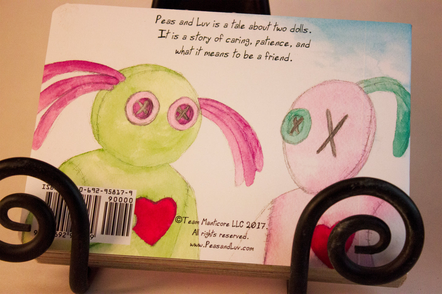 Peas and Luv Children's Book, Board Book - Team Manticore