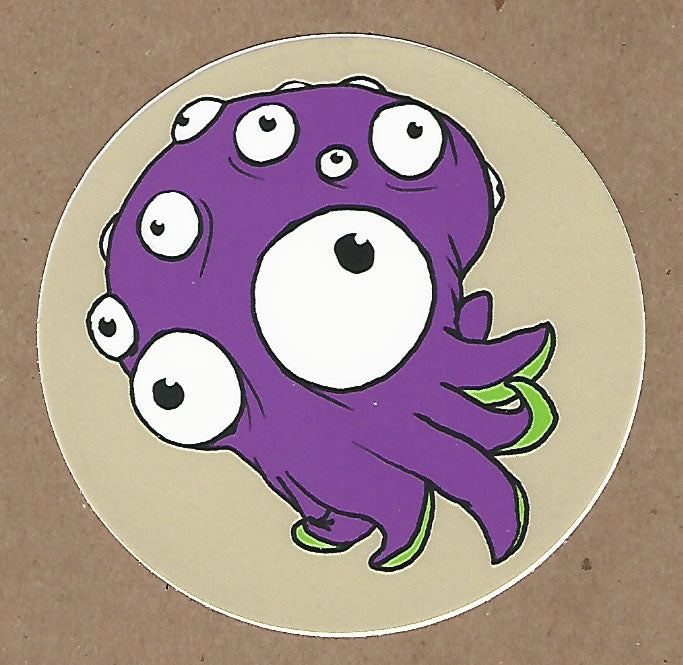 Cute Cephalopod Sticker, Sticker - Team Manticore