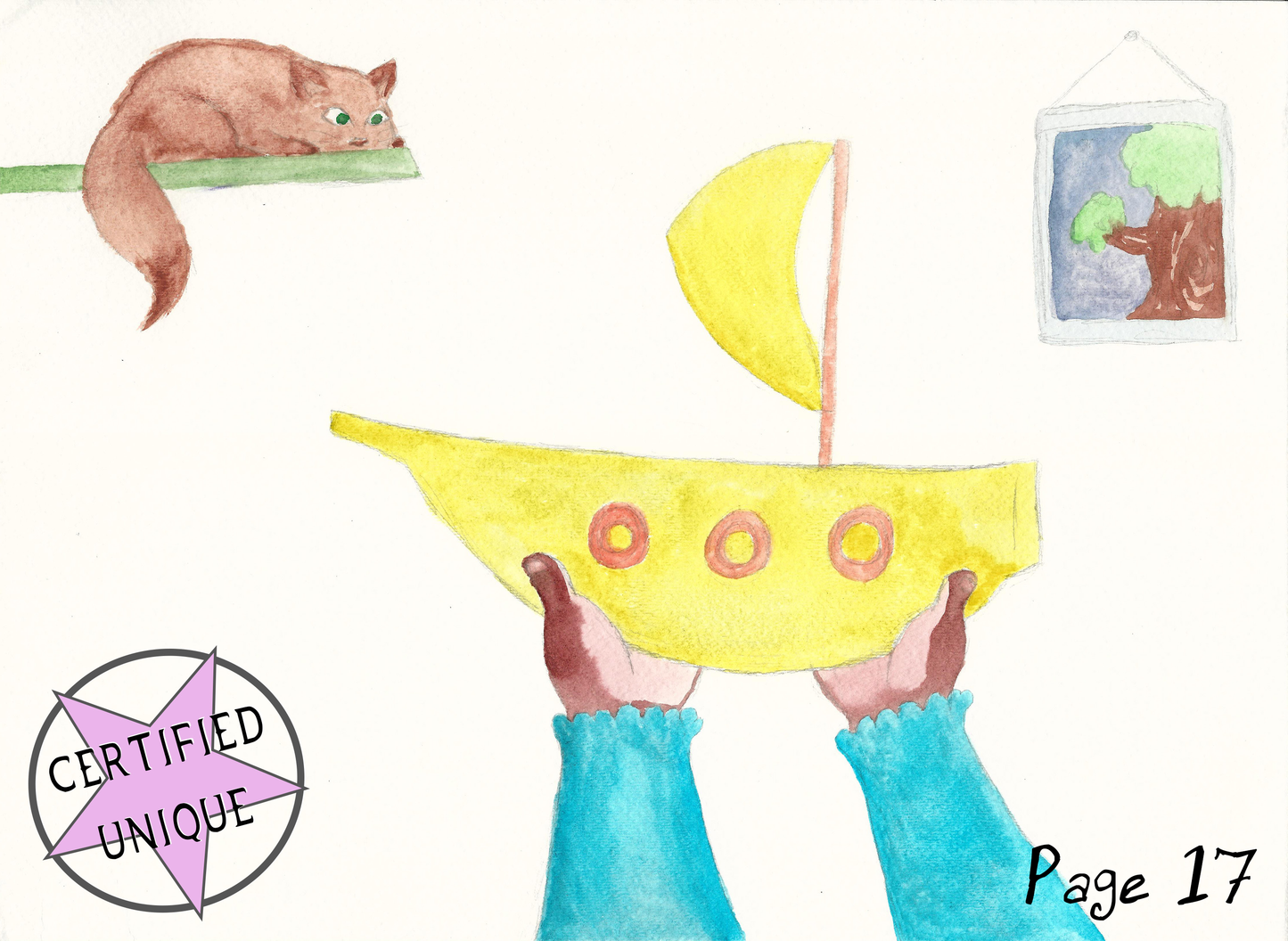 Peas and Luv Original Watercolors, Painting - Team Manticore
