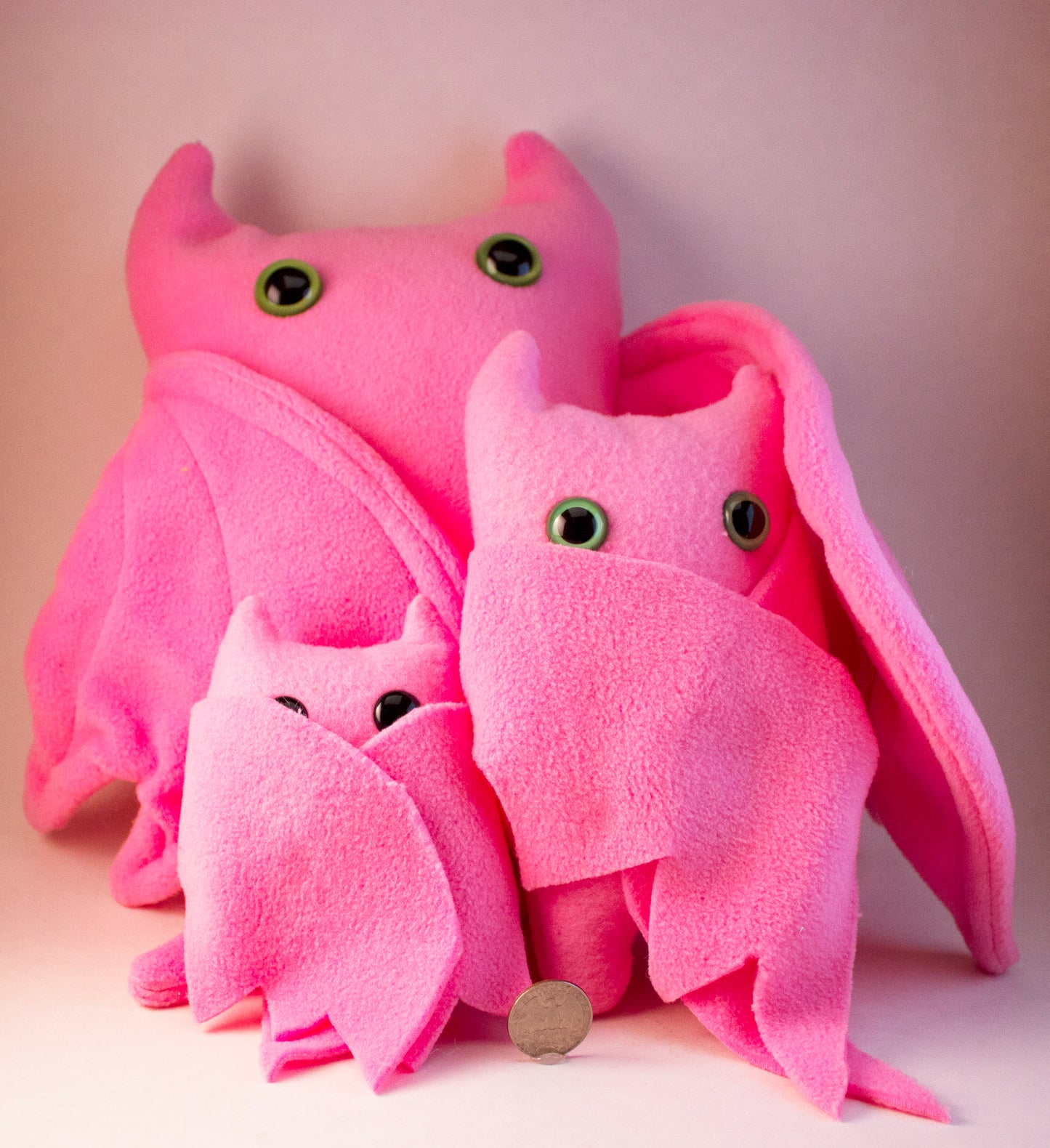Pink Frightdorable Bat, Plushies - Team Manticore