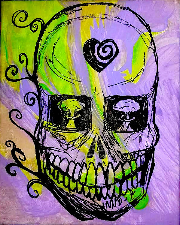 Love and War Skull Print, Print - Team Manticore