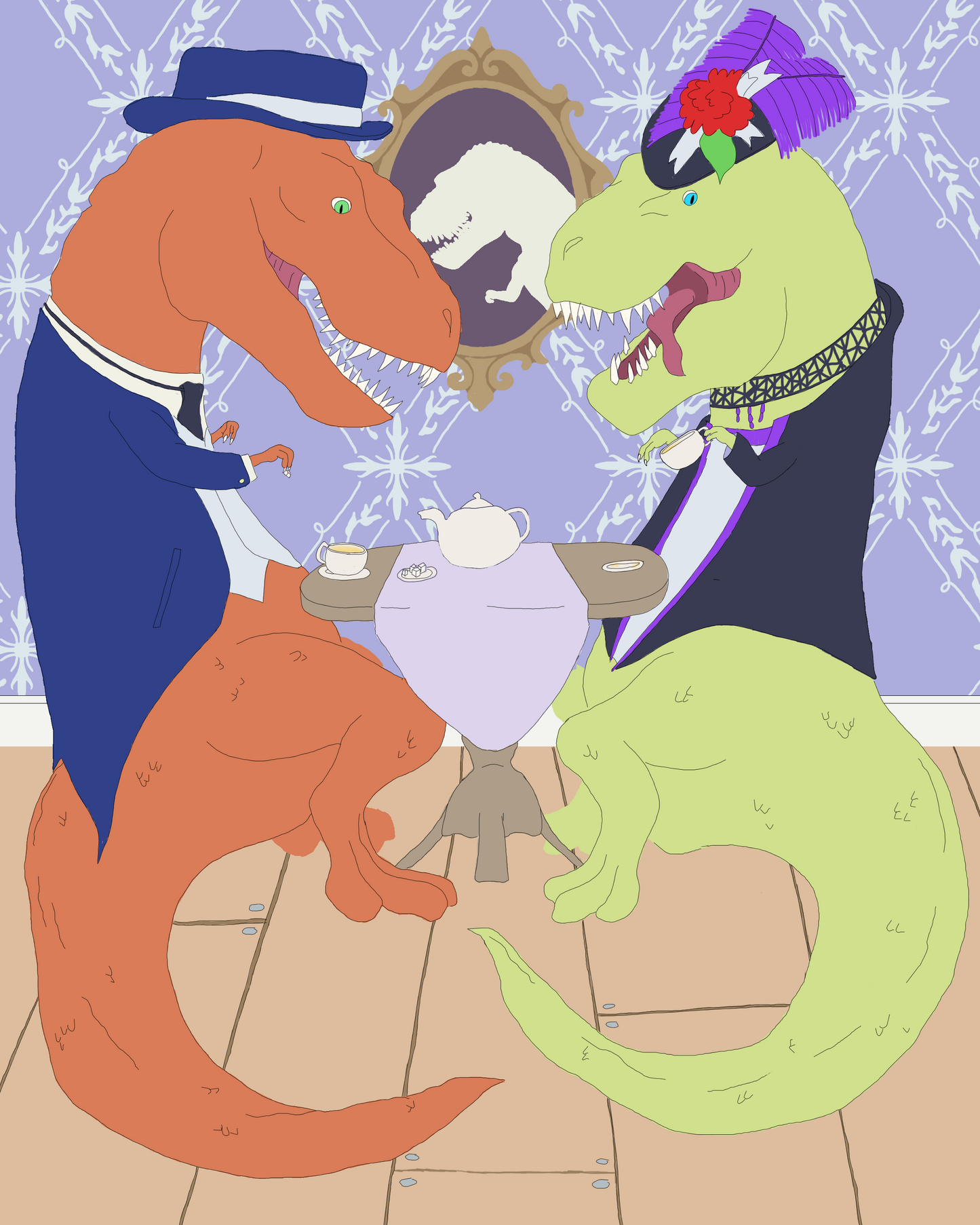 Tea Rex Print, Print - Team Manticore