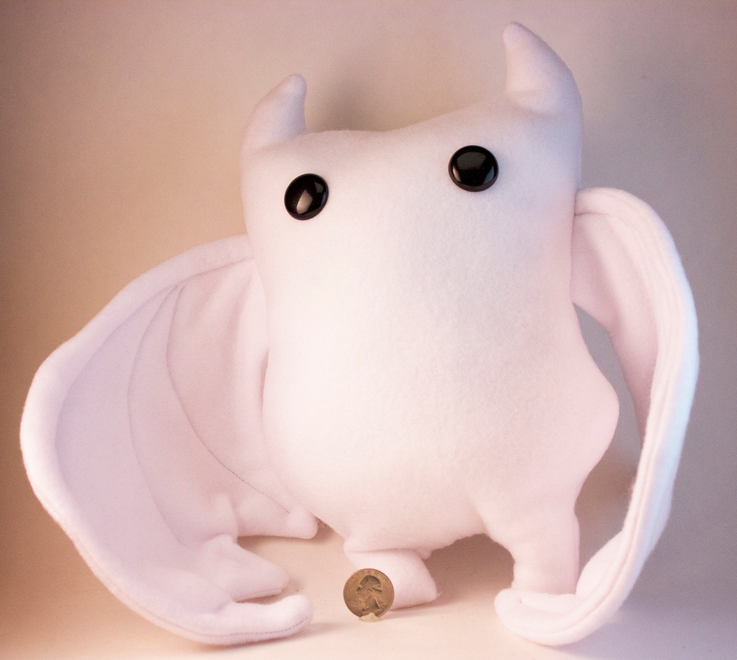 White Frightdorable Bat, Plushies - Team Manticore