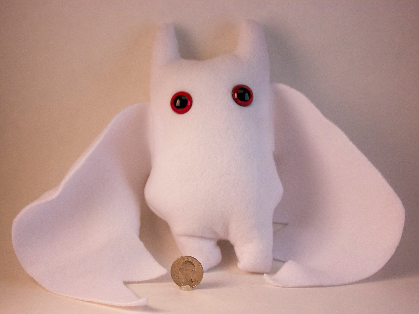 White Frightdorable Bat, Plushies - Team Manticore