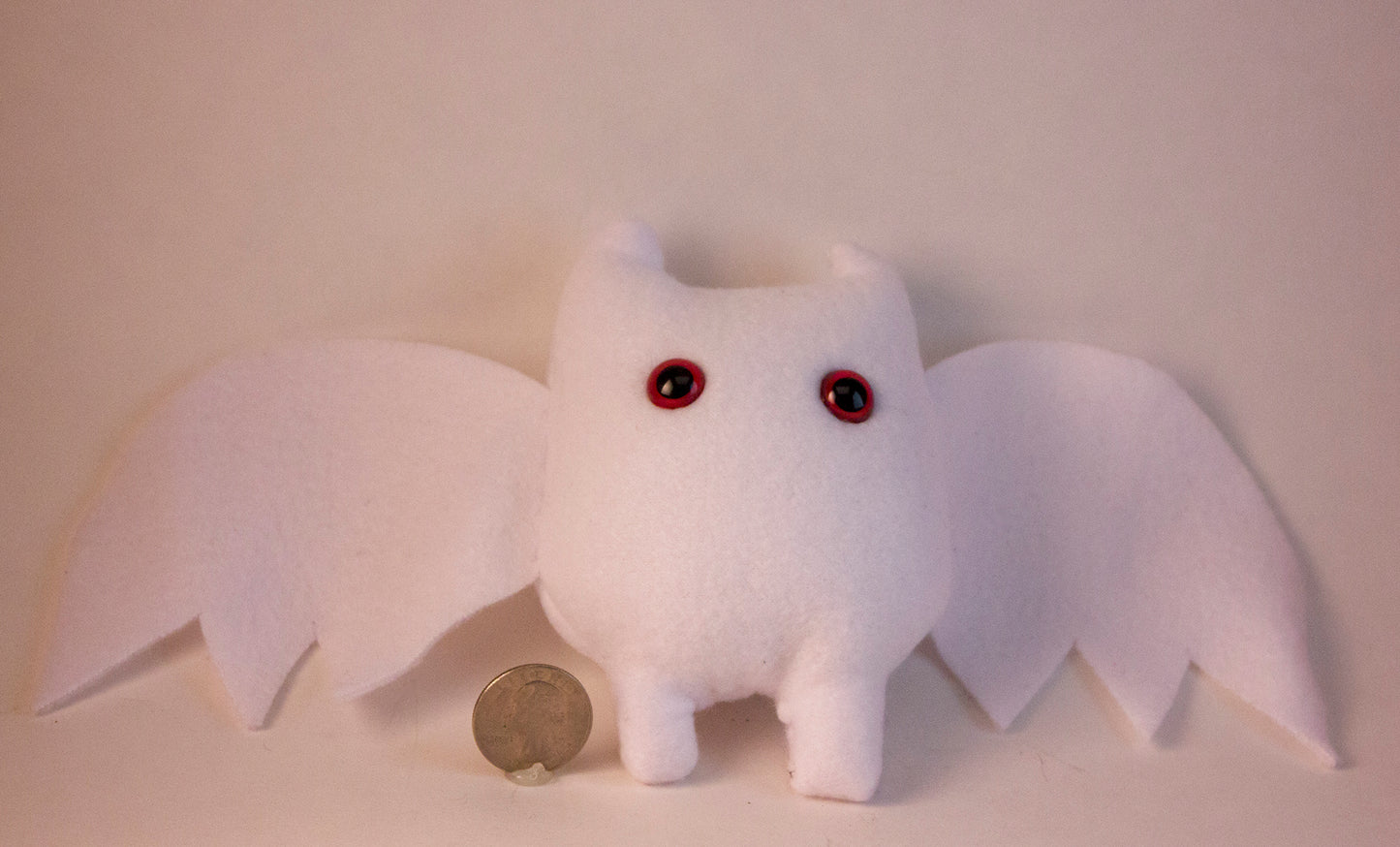 White Frightdorable Bat, Plushies - Team Manticore