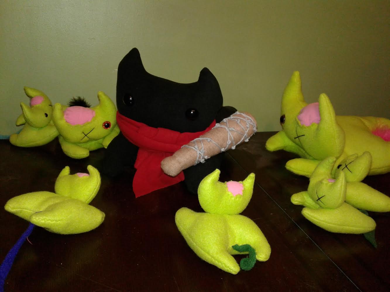 Zombie Cat, Plushies - Team Manticore