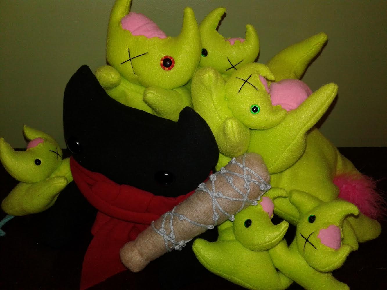 Zombie Cat, Plushies - Team Manticore