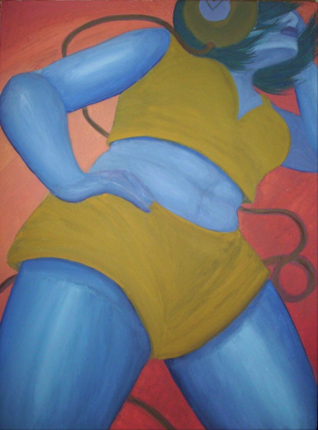 Dancing Girl in Yellow Print, Print - Team Manticore