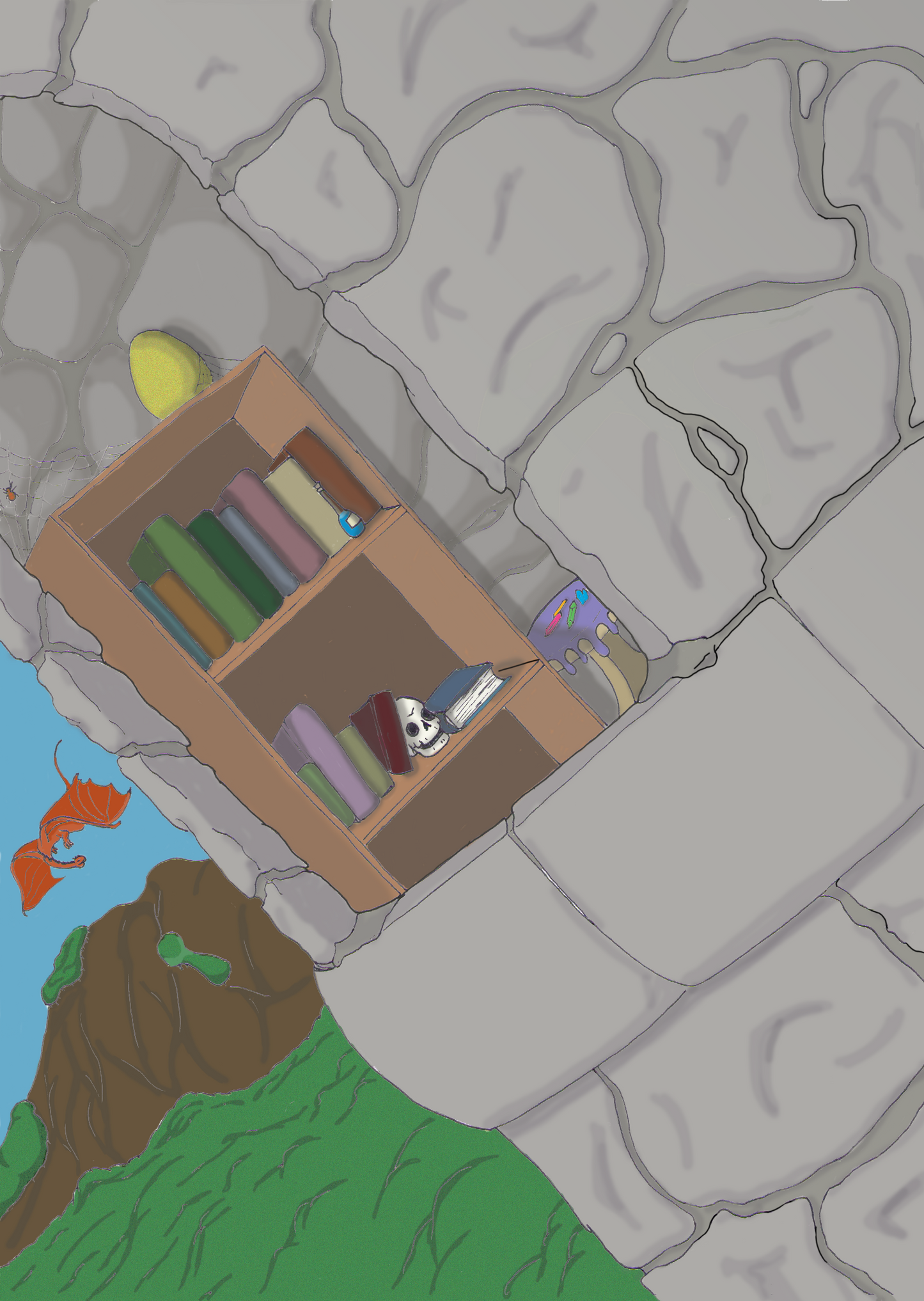 Lonely Tower Print, Print - Team Manticore