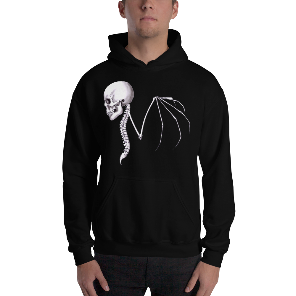 Skullwing Hooded Sweatshirt, Apparel - Team Manticore