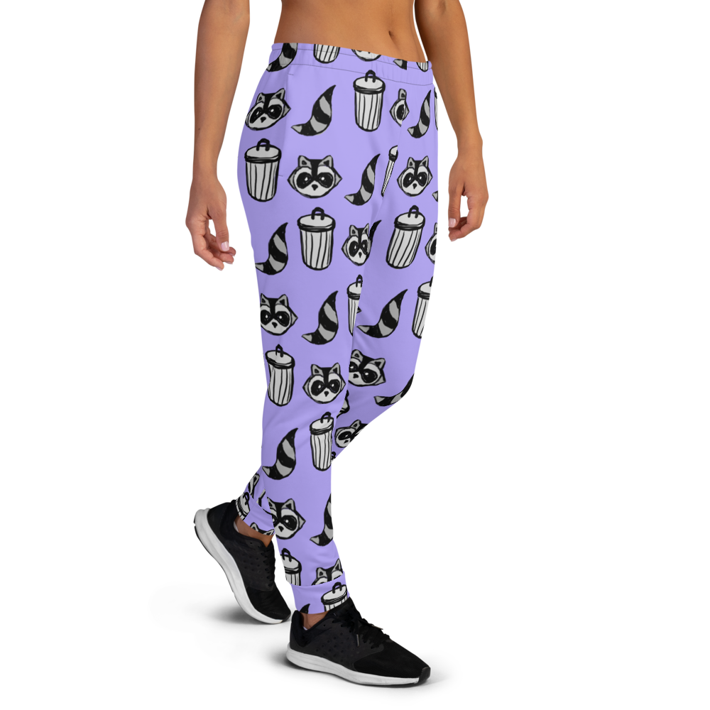Raccoon Pattern Women's Cozy Sweatpants