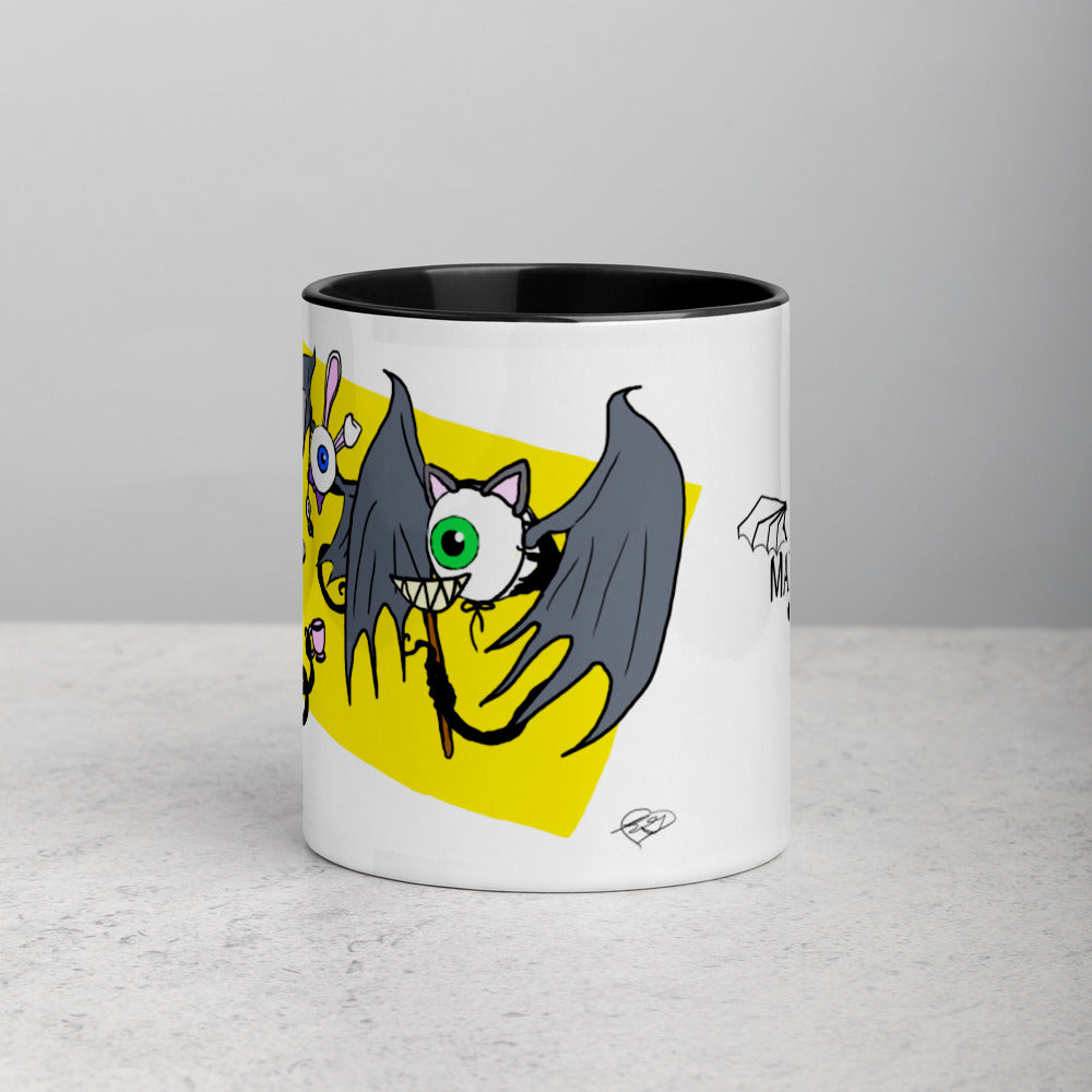 Fleyes in Wonderland Mug with Color Inside