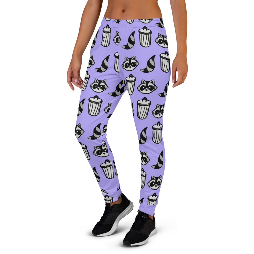 Raccoon Pattern Women's Cozy Sweatpants