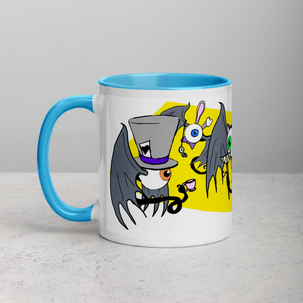 Fleyes in Wonderland Mug with Color Inside
