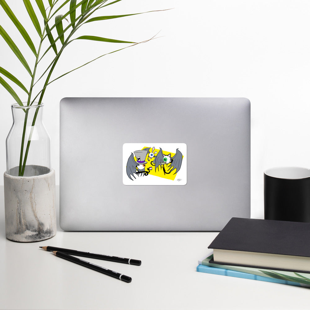 Fleyes in Wonderland Bubble-free stickers