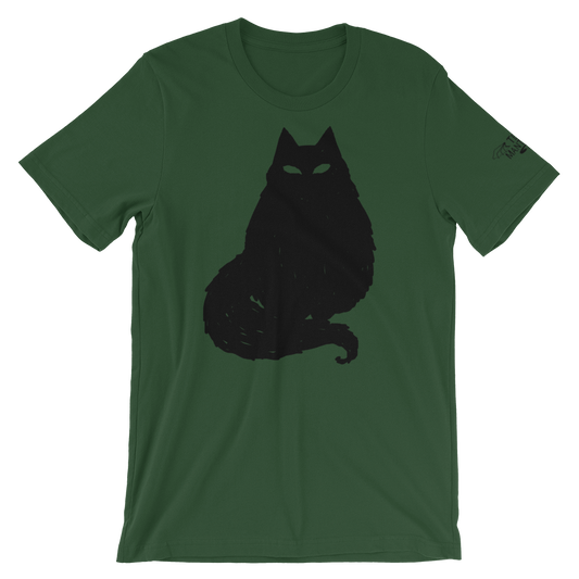 Black Cat Unisex T-Shirt, [product_type] - Team Manticore