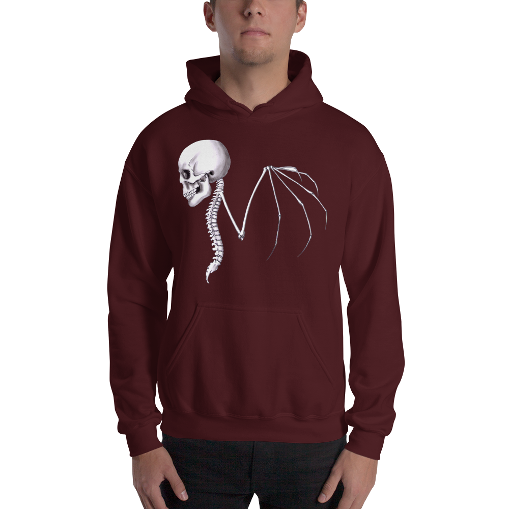 Skullwing Hooded Sweatshirt, Apparel - Team Manticore