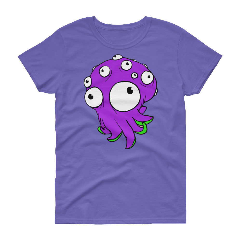 Cute Cephalopod T-Shirt (Womens), Apparel - Team Manticore