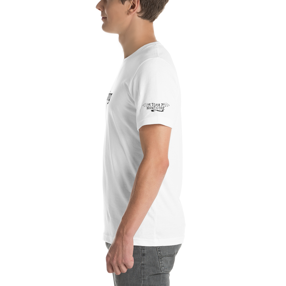 Frightening Adorable Unique in Black Text (Mens), Apparel - Team Manticore