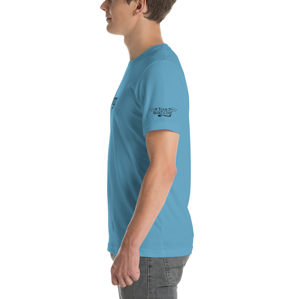 Frightening Adorable Unique in Black Text (Mens), Apparel - Team Manticore