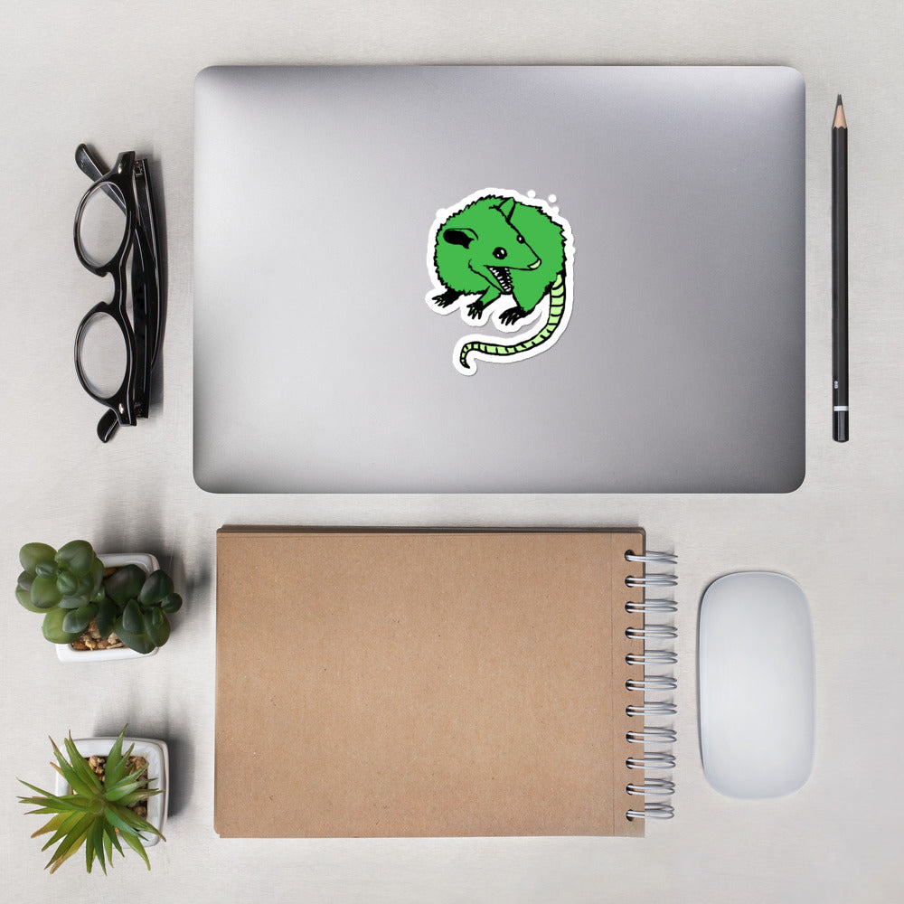 Screaming Opossum Sticker