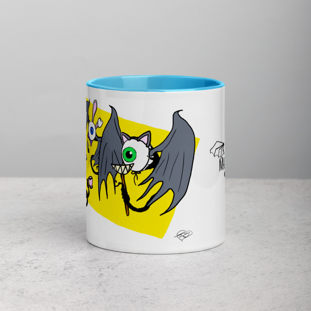 Fleyes in Wonderland Mug with Color Inside