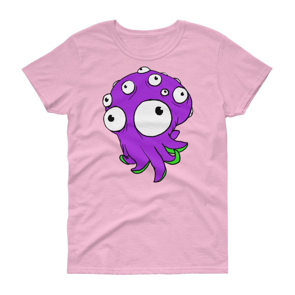 Cute Cephalopod T-Shirt (Womens), Apparel - Team Manticore