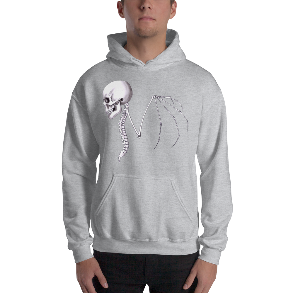 Skullwing Hooded Sweatshirt, Apparel - Team Manticore