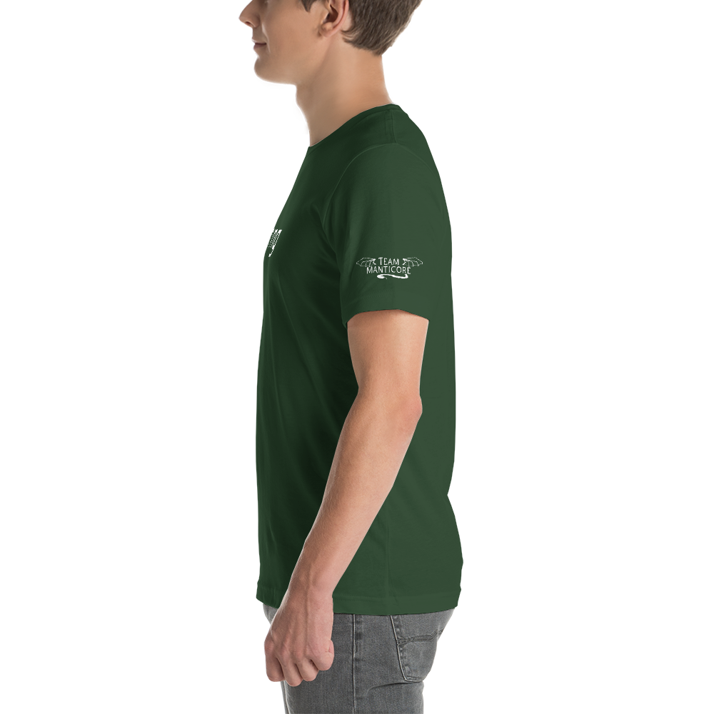 Frightening Adorable Unique in White Text (Mens), Apparel - Team Manticore
