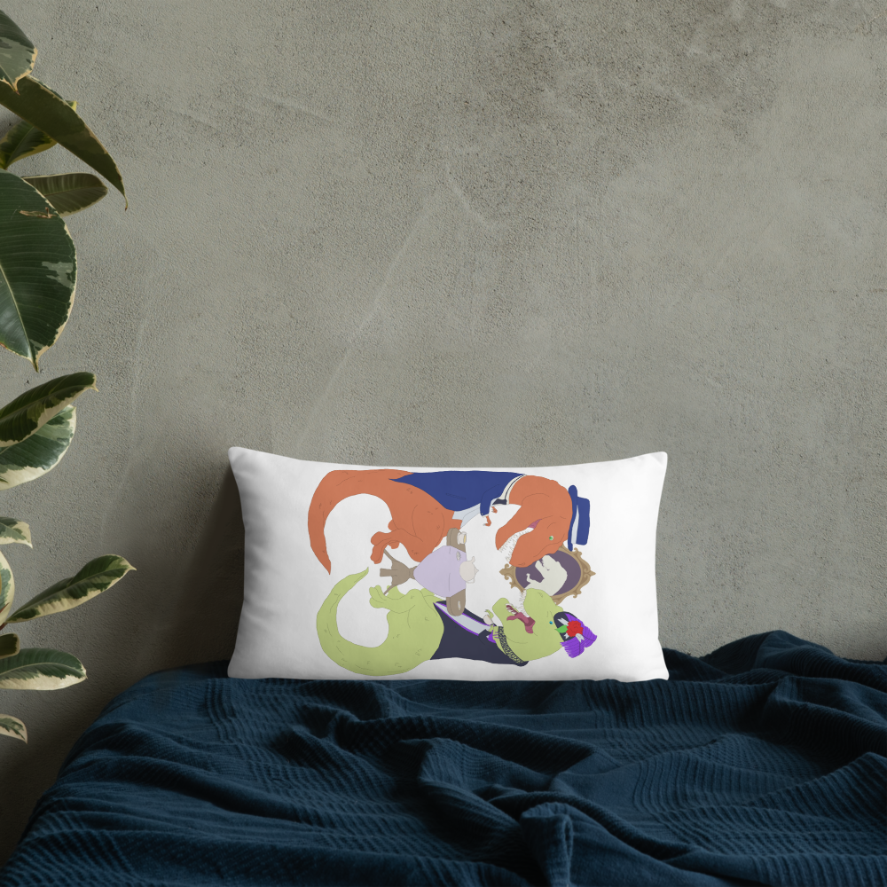 T-Rex Party Pillow