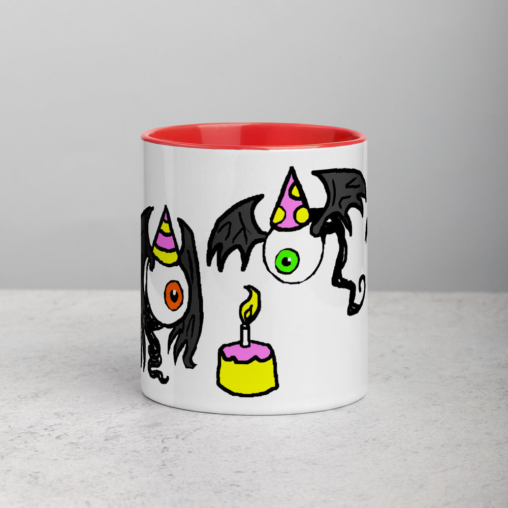 Birthday Fleye Mug with Color Inside