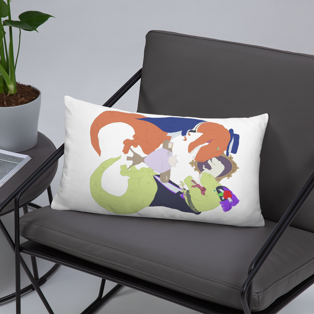 T-Rex Party Pillow