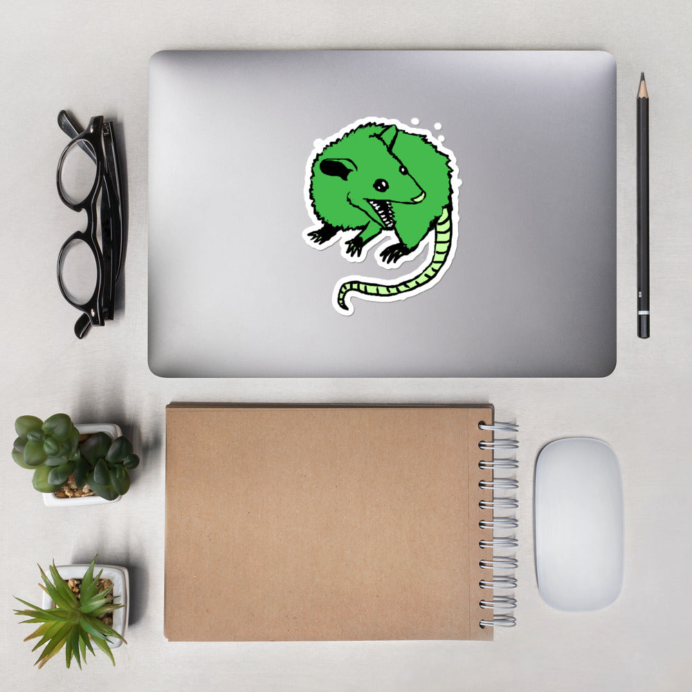 Screaming Opossum Sticker