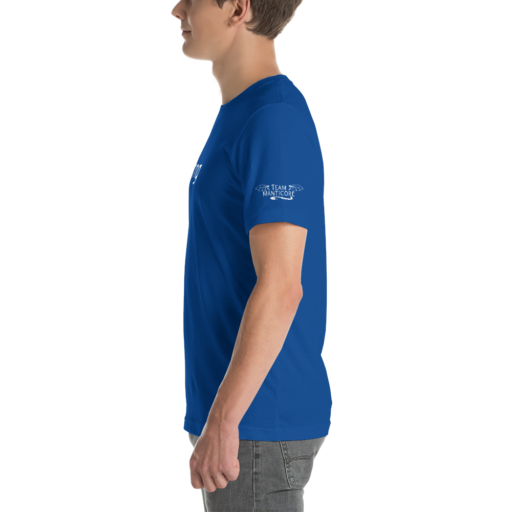 Frightening Adorable Unique in White Text (Mens), Apparel - Team Manticore