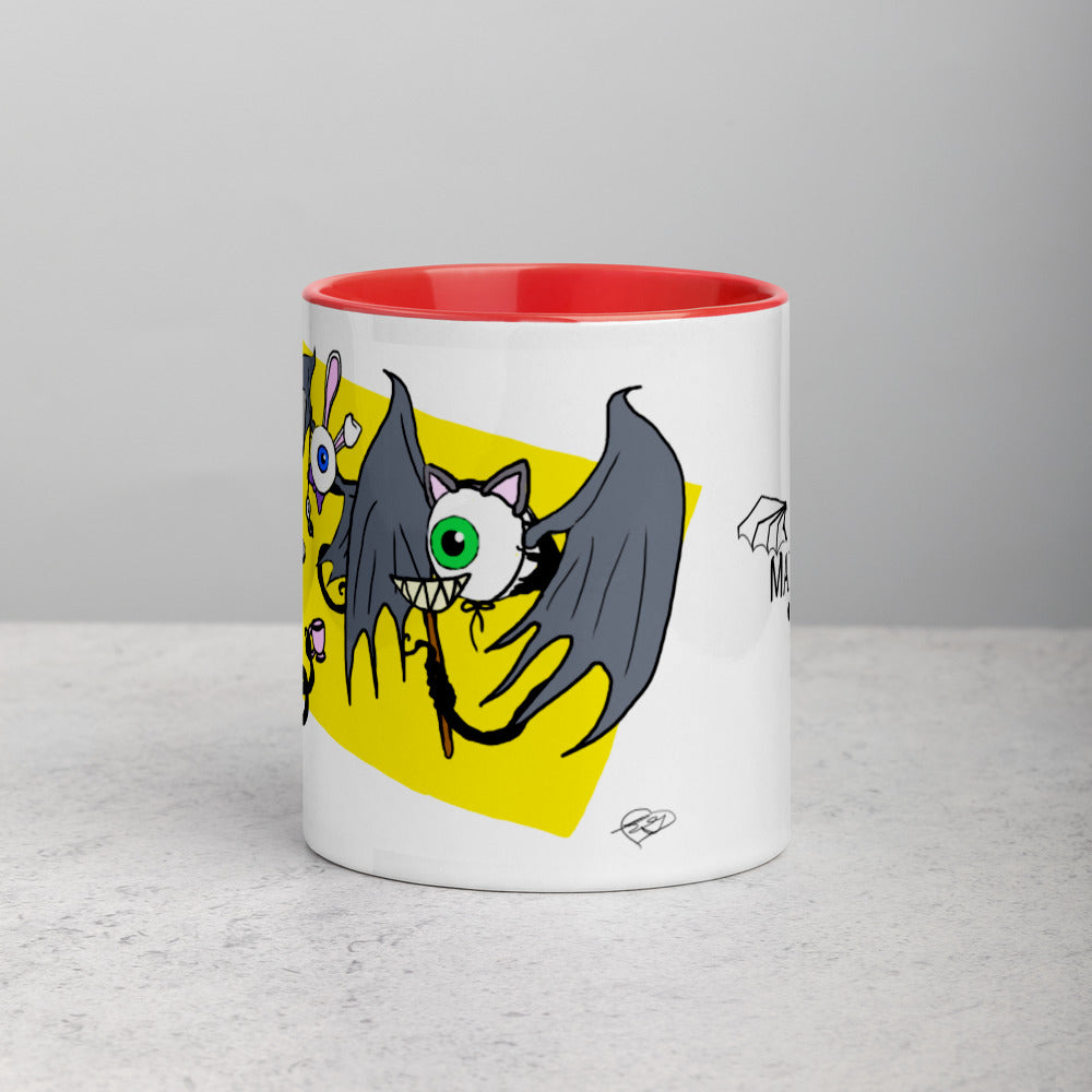 Fleyes in Wonderland Mug with Color Inside