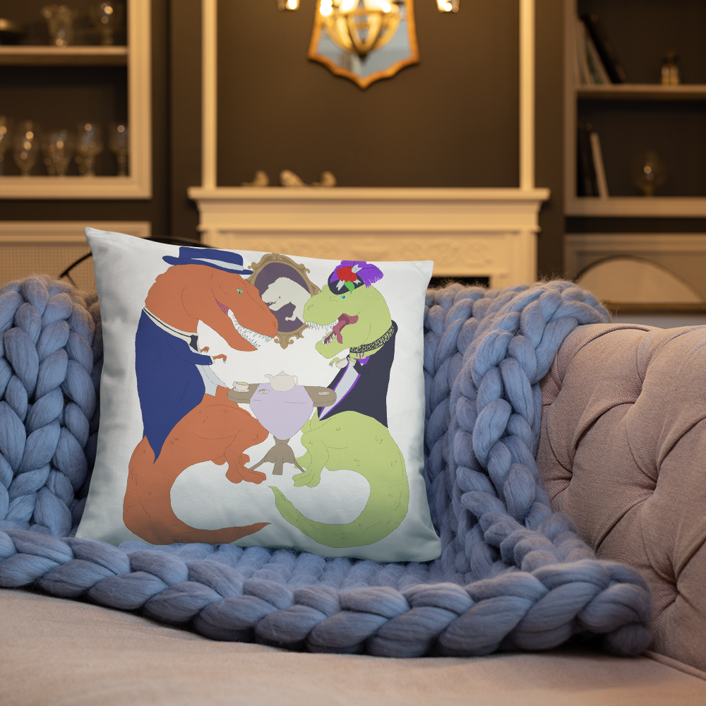 T-Rex Party Pillow