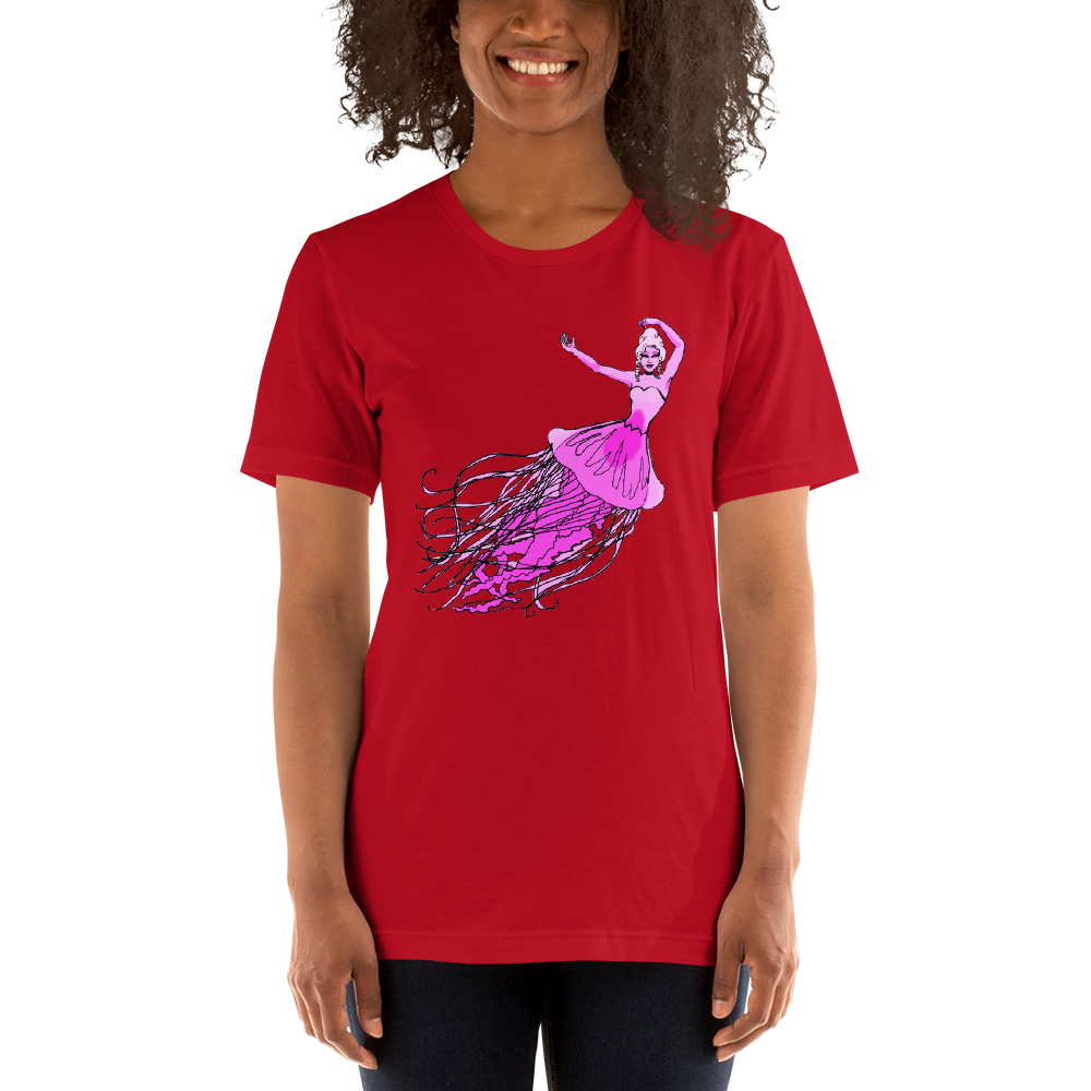 Jellyfish Mermaid Ballerina Short-Sleeve Unisex T-Shirt