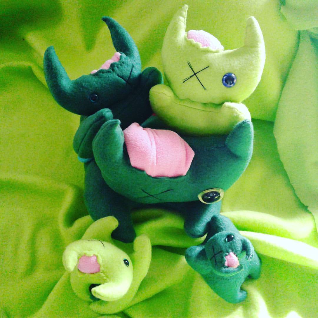 Zombie Cat, Plushies - Team Manticore
