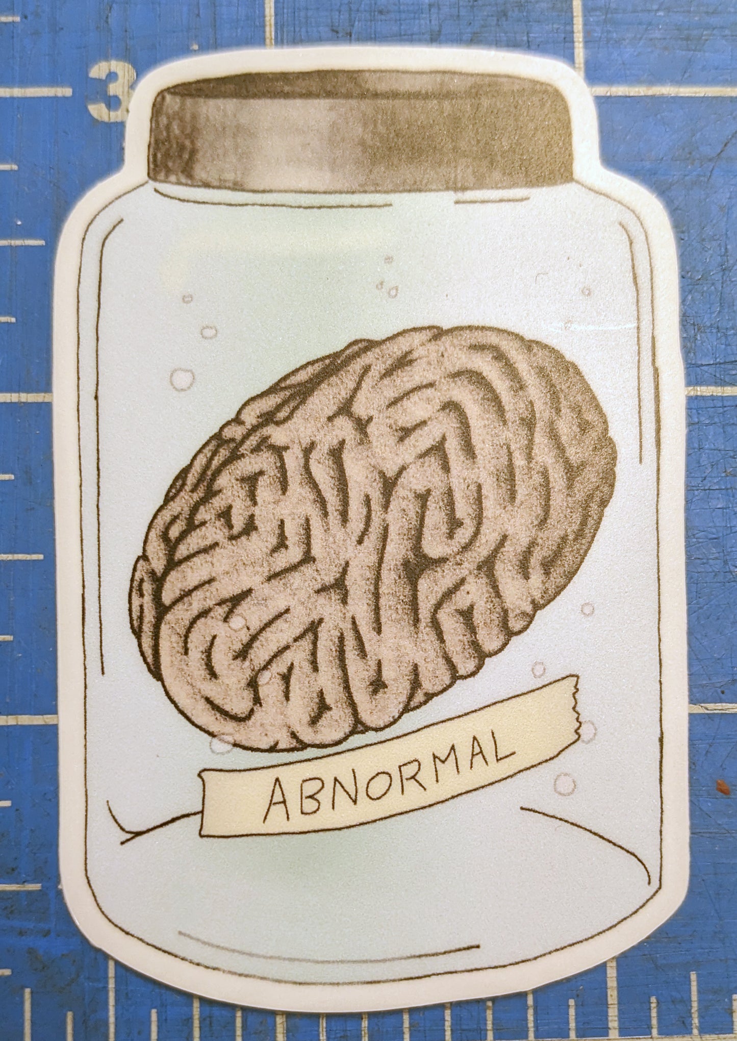 Brain Jar Sticker