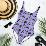 One-Piece Raccoon Swimsuit